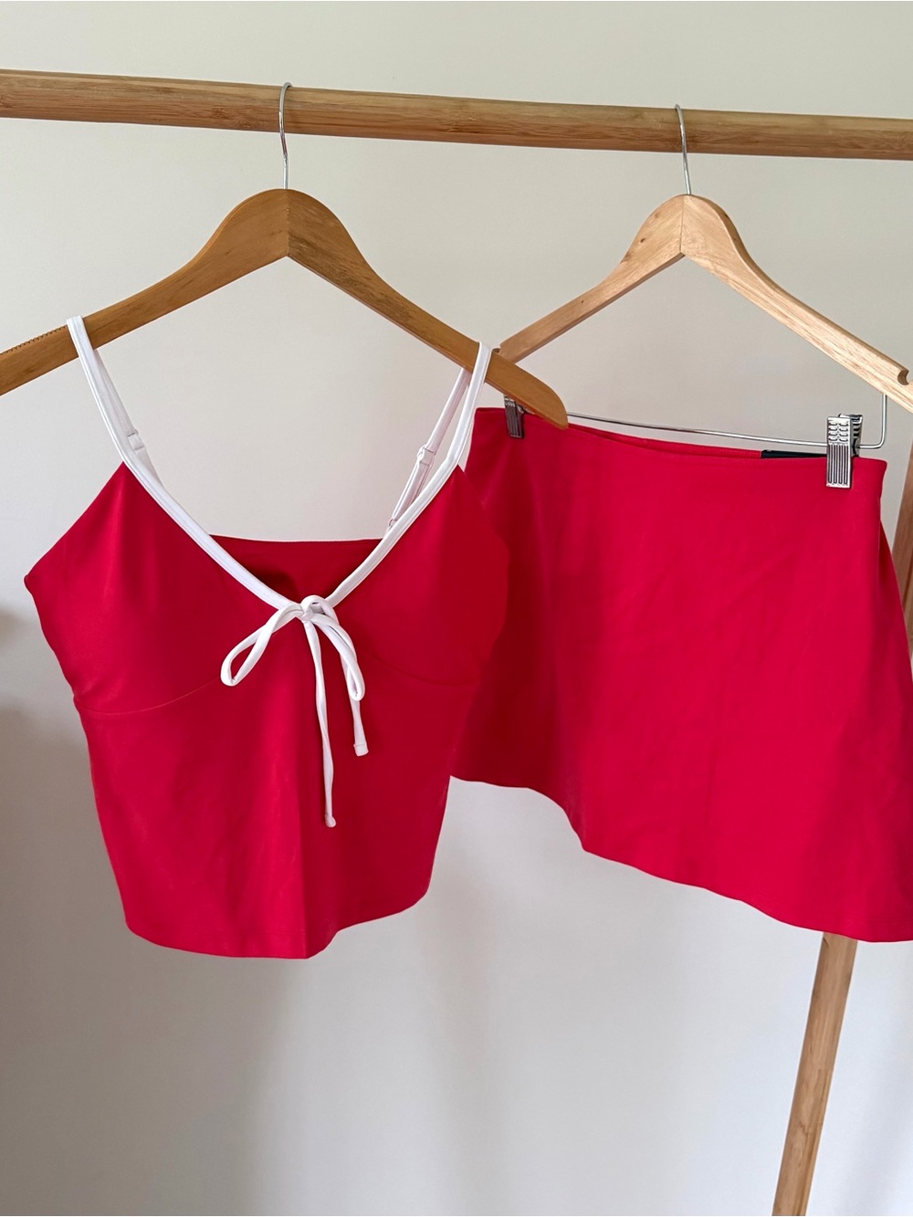 NWT Abercrombie & Fitch YPB StudioFLEX Tie Front Cami Top & Tennis Skort Set - M - Picture 4 of 8